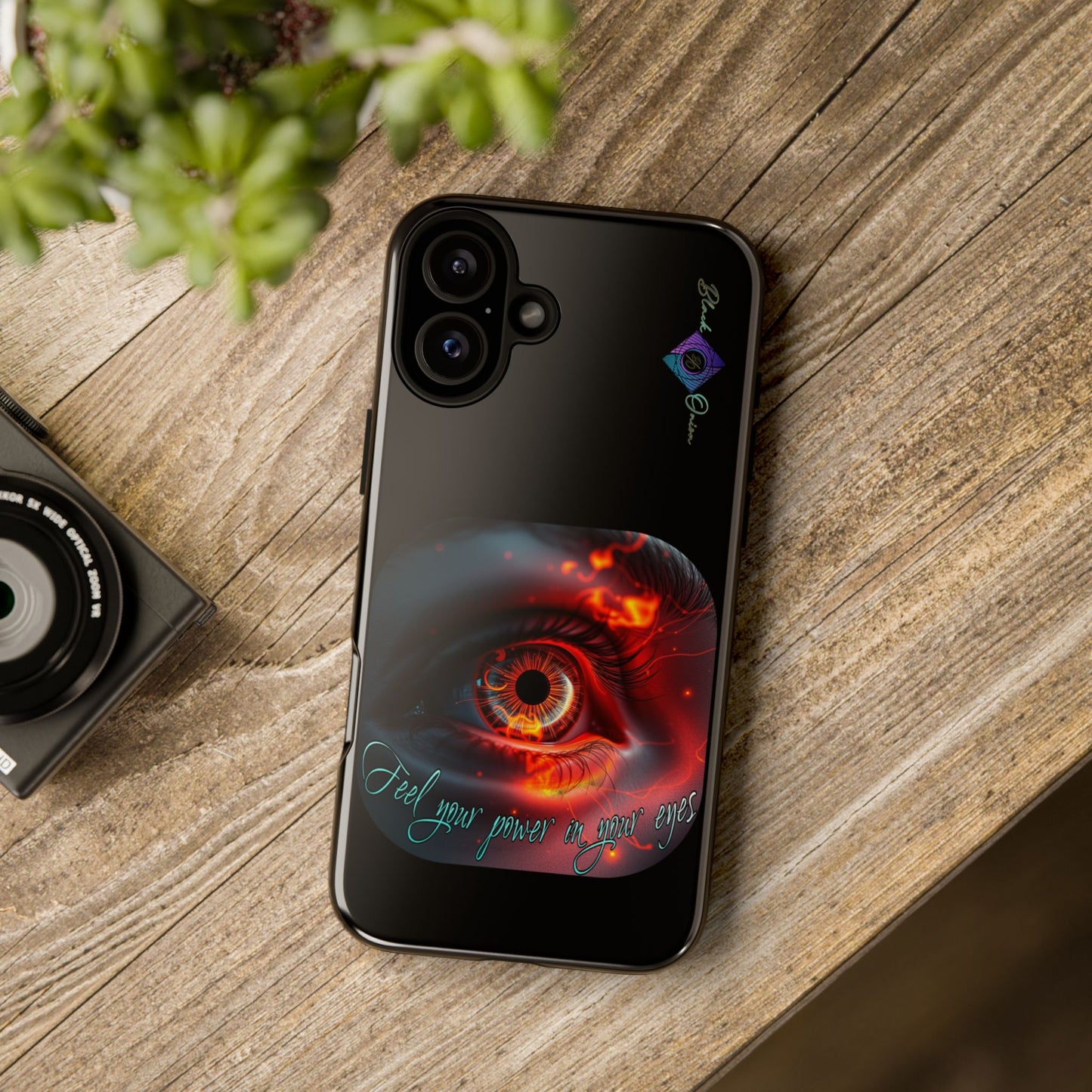 BlackOnion Brand New Phone Case - with Motivational Workout Motif ’Feel your power  ‘💪🔥🫵