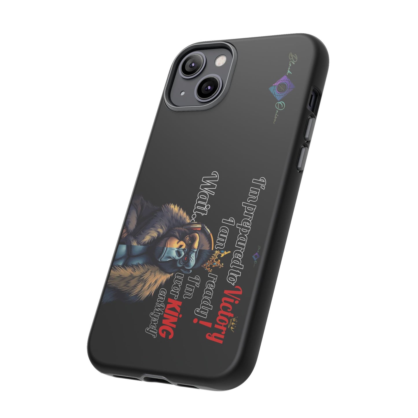 BlackOnion Brand New Phone Case - with Motivational Workout Motif’Victory 👑‘💪🔥🫵