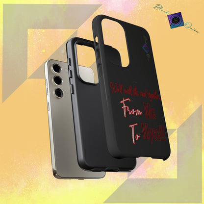 BlackOnion Brand New Phone Case - with Motivational Workout Motif’We’ll walk ‘💪🔥🫵