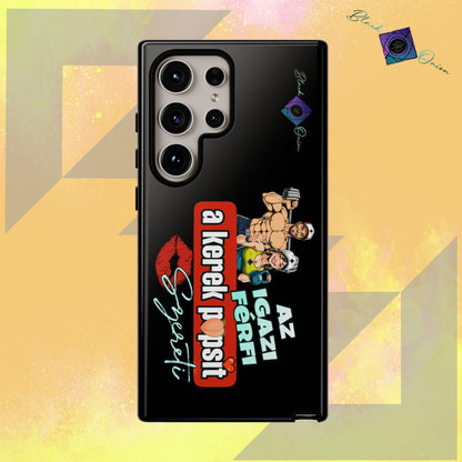 BlackOnion Brand New Phone Case - with Motivational Workout Motif ‘Az igazi férfi ‘💪🔥🫵