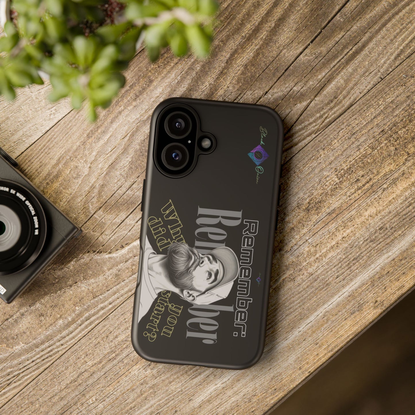 BlackOnion Brand New Phone Case - with Motivational Workout Motif’Remember ‘💪🔥🫵