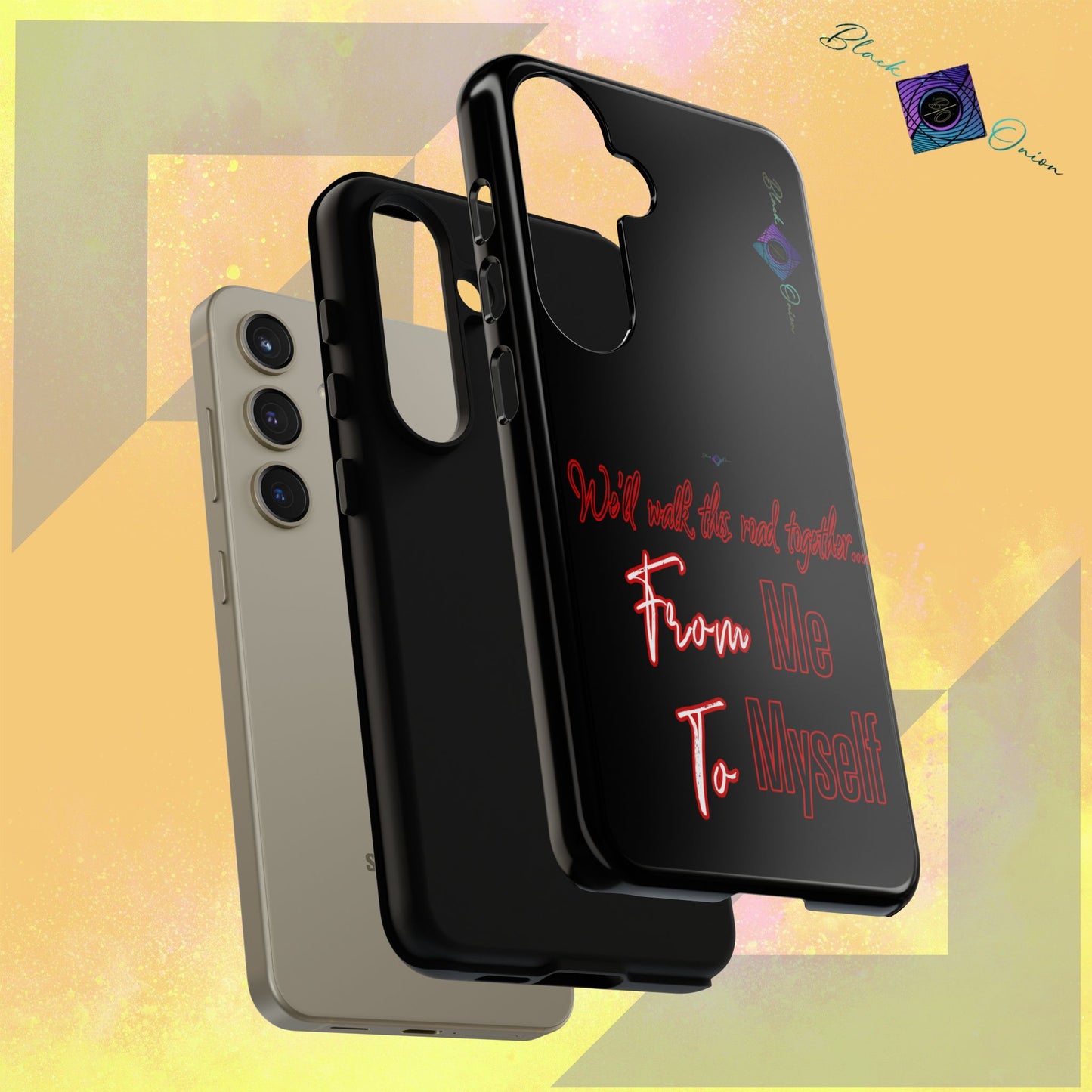 BlackOnion Brand New Phone Case - with Motivational Workout Motif’We’ll walk ‘💪🔥🫵