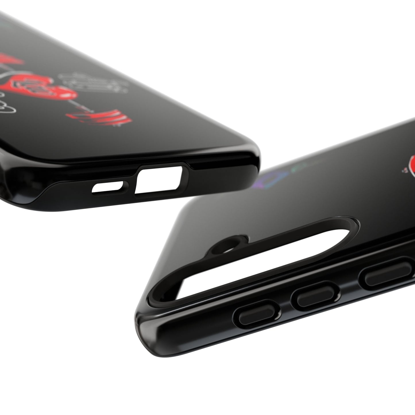 BlackOnion Brand New Phone Case - with Motivational Workout Motif’Ájj Láv Dzsim ‘💪🔥🫵