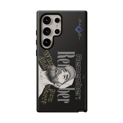 BlackOnion Brand New Phone Case - with Motivational Workout Motif’Remember ‘💪🔥🫵