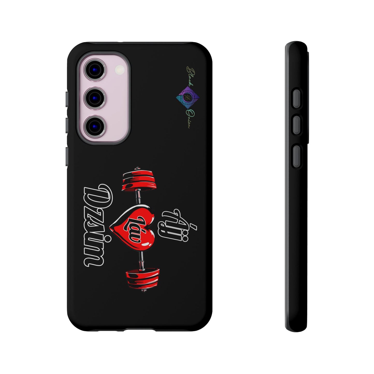 BlackOnion Brand New Phone Case - with Motivational Workout Motif’Ájj Láv Dzsim ‘💪🔥🫵