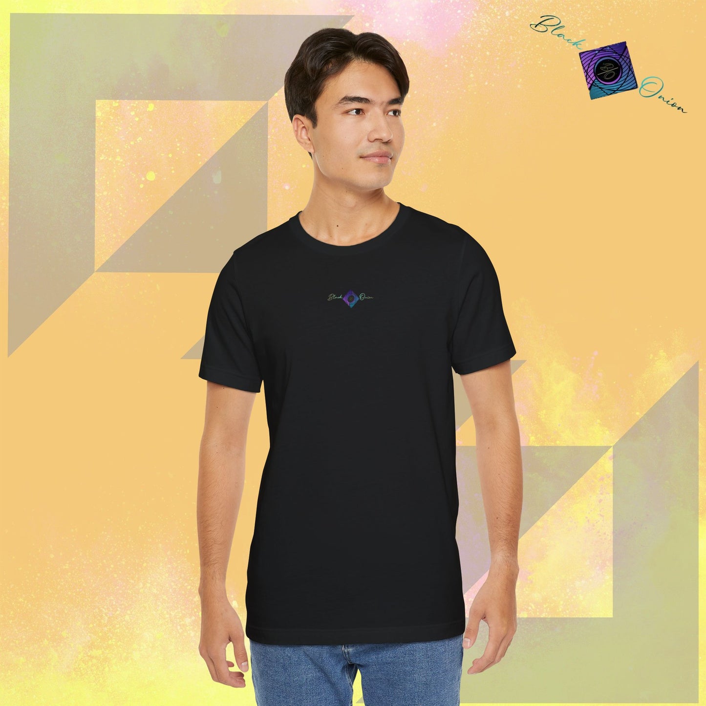 BlackOnion T-Shirt with Workout Motif “Let me be your Hero” 🫵🔥💪