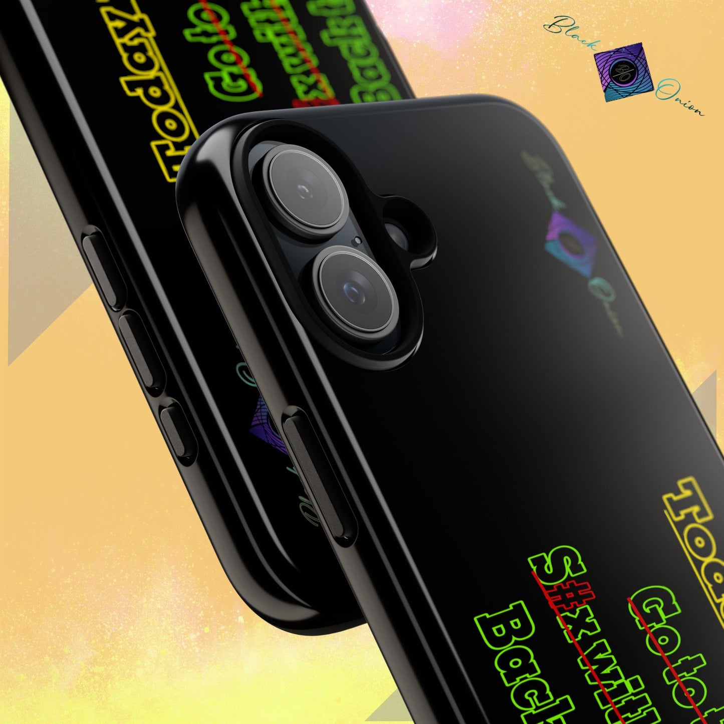 BlackOnion Brand New Phone Case - with Motivational Workout Motif’Today To Do List V2 ‘💪🔥🫵