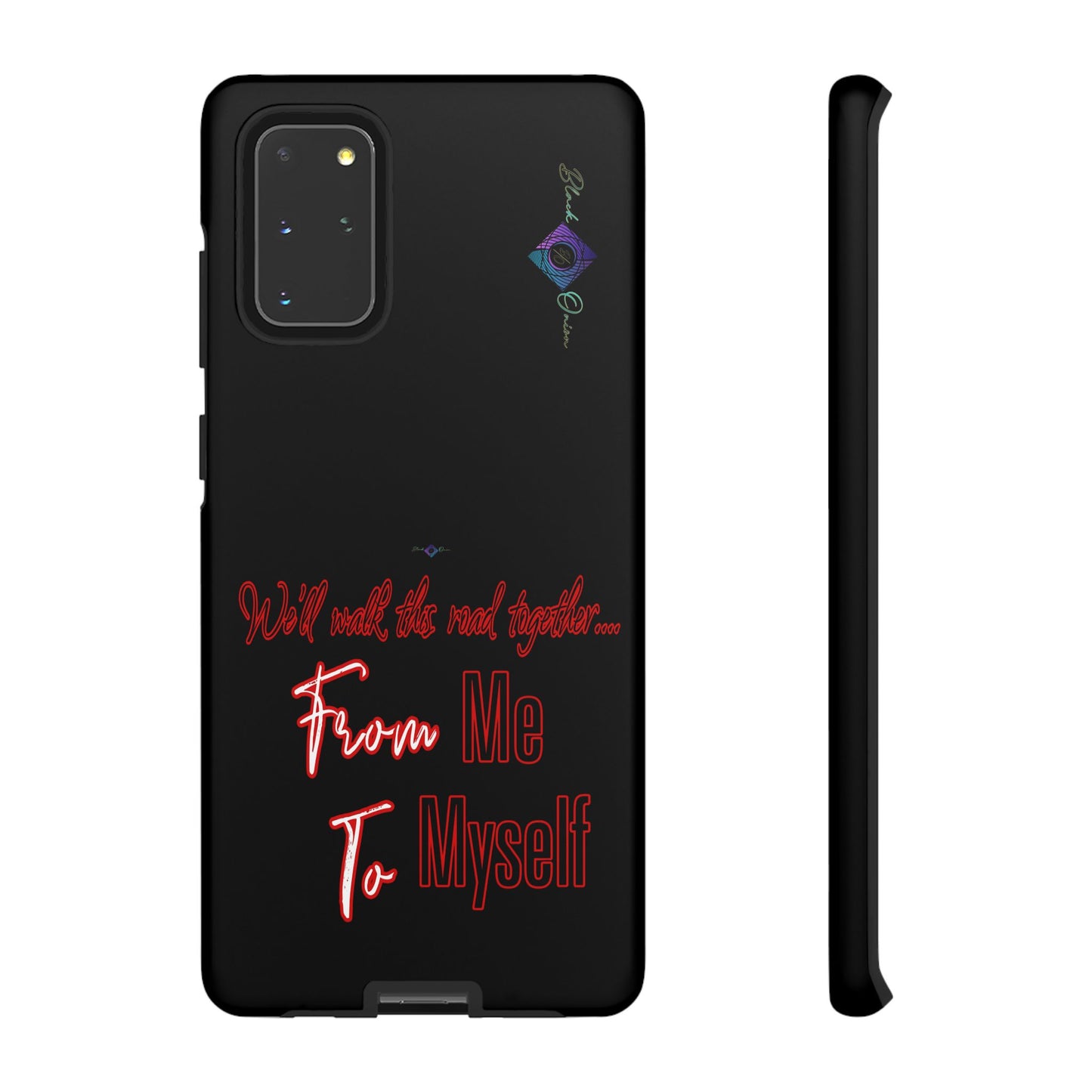 BlackOnion Brand New Phone Case - with Motivational Workout Motif’We’ll walk ‘💪🔥🫵