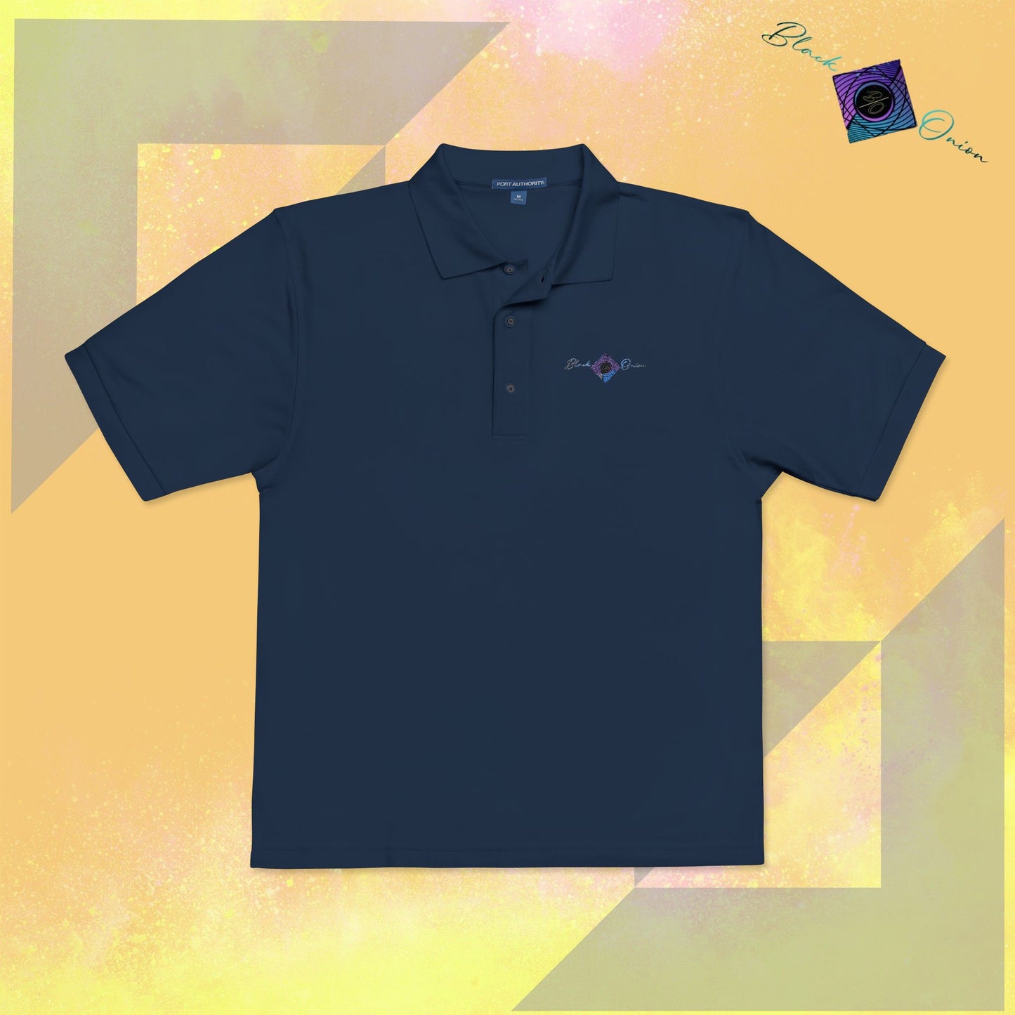 BlackOnion Stylish Unisex Embroidered Polo Shirt  💪🔥
