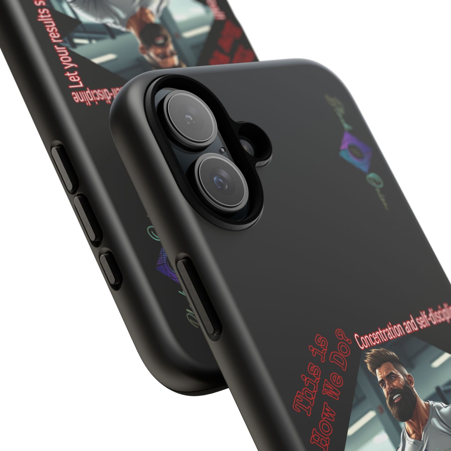 BlackOnion Brand New Phone Case - with Motivational Workout Motif’Unstoppable ‘💪🔥🫵