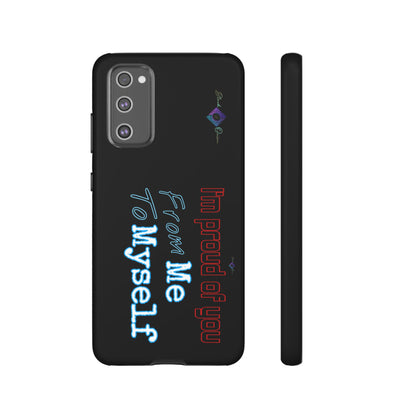 BlackOnion Brand New Phone Case - with Motivational Workout Motif’I’m proud of you ‘💪🔥🫵