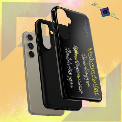 BlackOnion Brand New Phone Case - with Motivational Workout Motif’Today to do list ‘💪🔥🫵