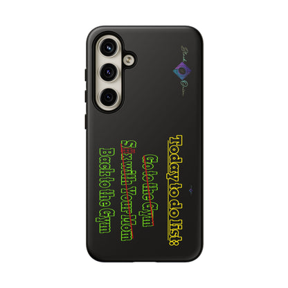 BlackOnion Brand New Phone Case - with Motivational Workout Motif’Today To Do List V2 ‘💪🔥🫵