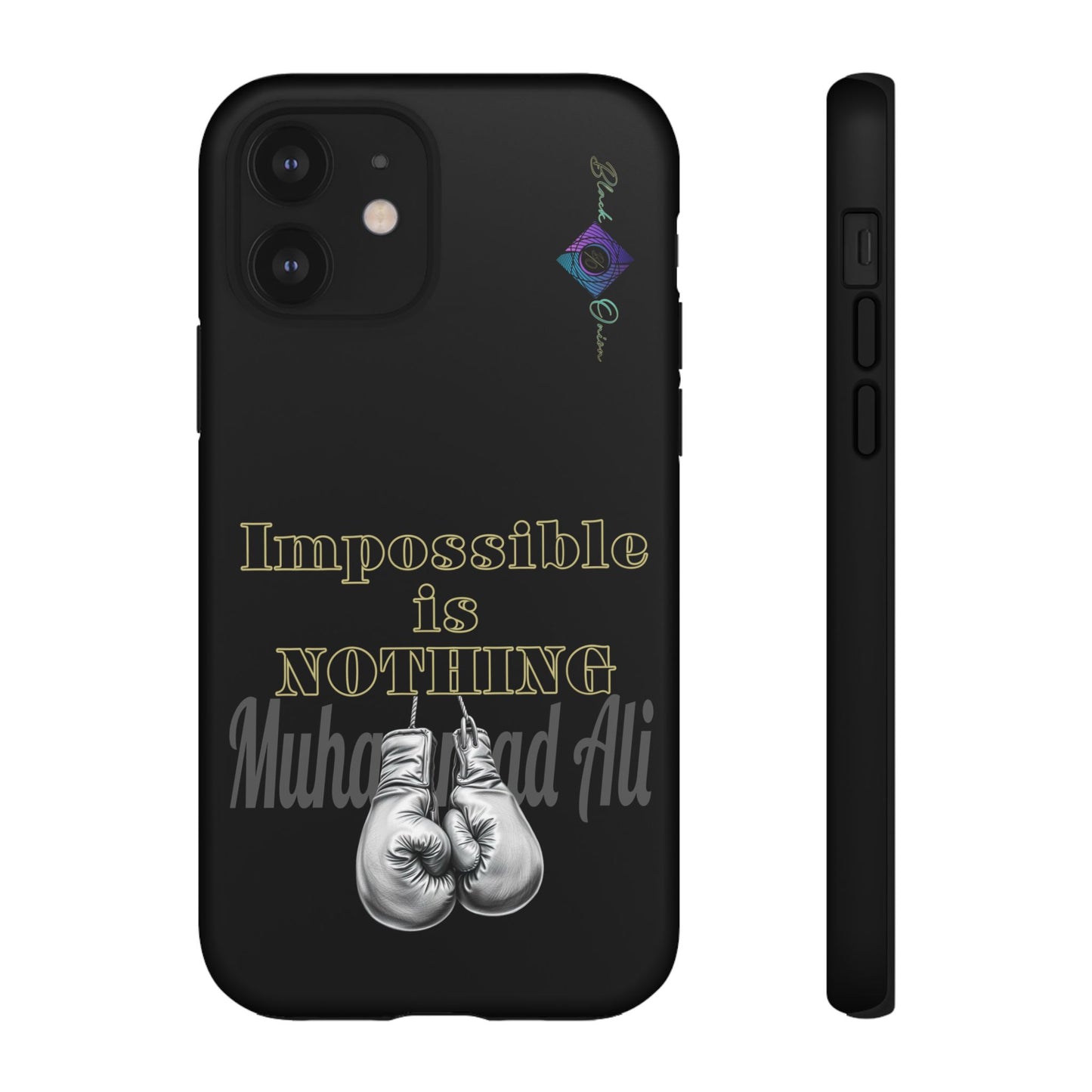 BlackOnion Brand New Phone Case - with Motivational Workout Motif ’Impossible ‘💪🔥🫵