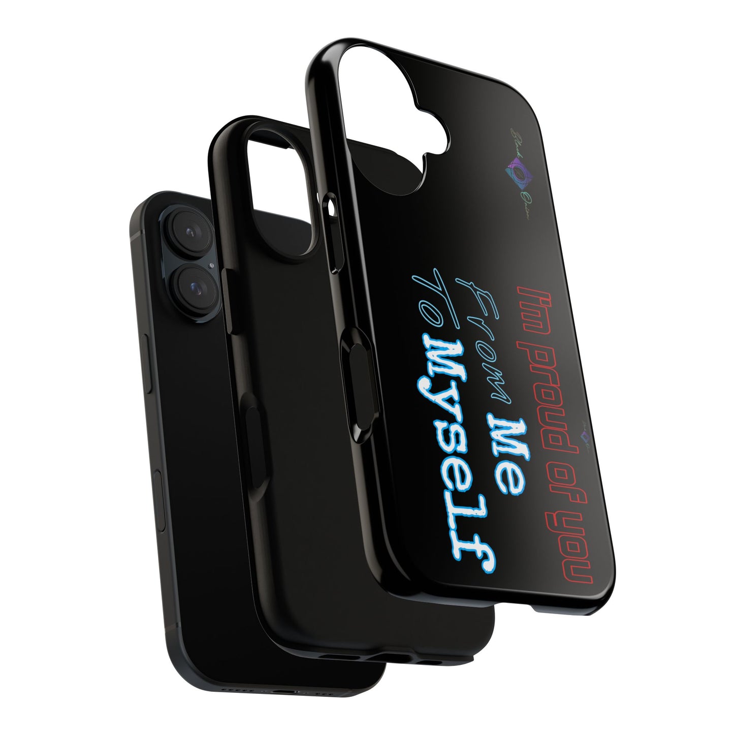 BlackOnion Brand New Phone Case - with Motivational Workout Motif’I’m proud of you ‘💪🔥🫵