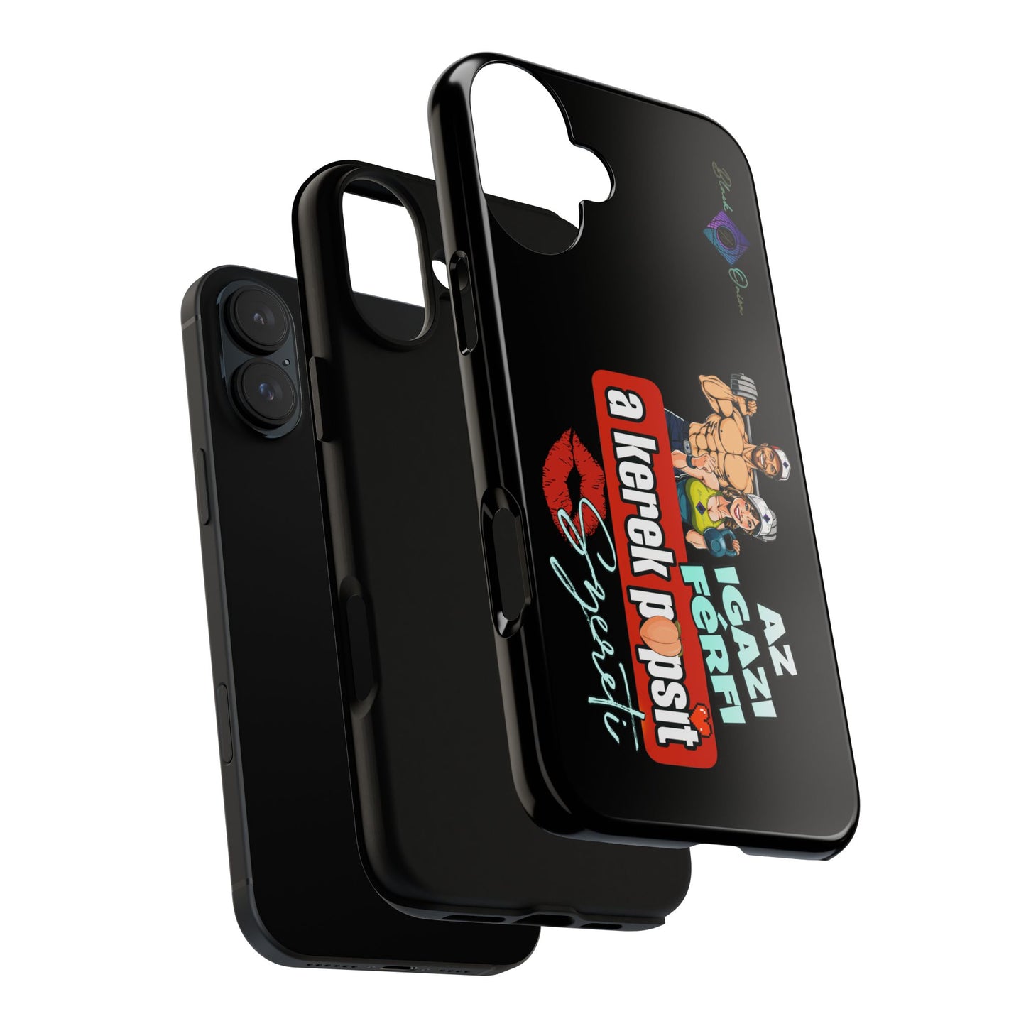 BlackOnion Brand New Phone Case - with Motivational Workout Motif ‘Az igazi férfi ‘💪🔥🫵