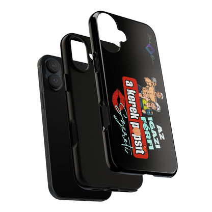 BlackOnion Brand New Phone Case - with Motivational Workout Motif ‘Az igazi férfi ‘💪🔥🫵
