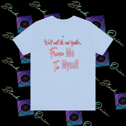 BlackOnion 'From Me ,To Myself' T-Shirt with Workout Motif V4💪🔥