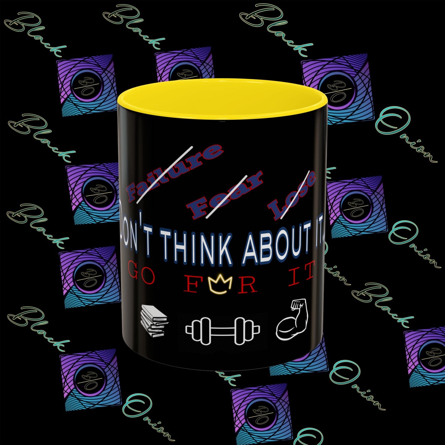 BlackOnion Coffee Mug - 11oz with ‘Don’t think about it’🔥💪🫵