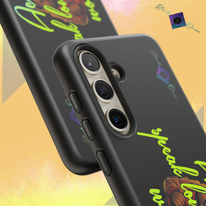 BlackOnion Brand New Phone Case - with Motivational Workout Motif ‘Actions speak lauder ‘💪🔥🫵