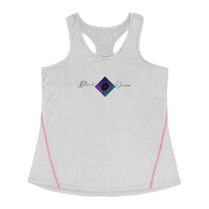 BlackOnion Women's Racerback Sports Top – Comfortable Activewear for Fitness Enthusiasts