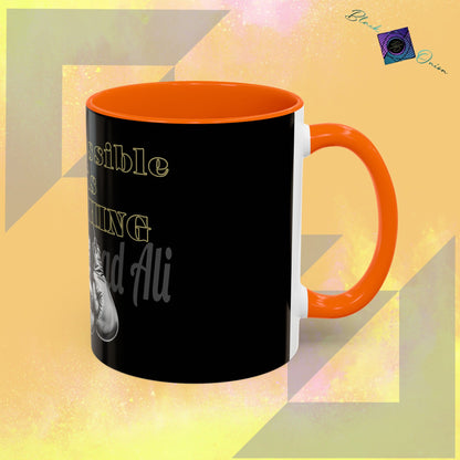 BlackOnion Coffee Mug 2 with Workout Motif ‘Impossible is NothingV2’🫵🔥💪