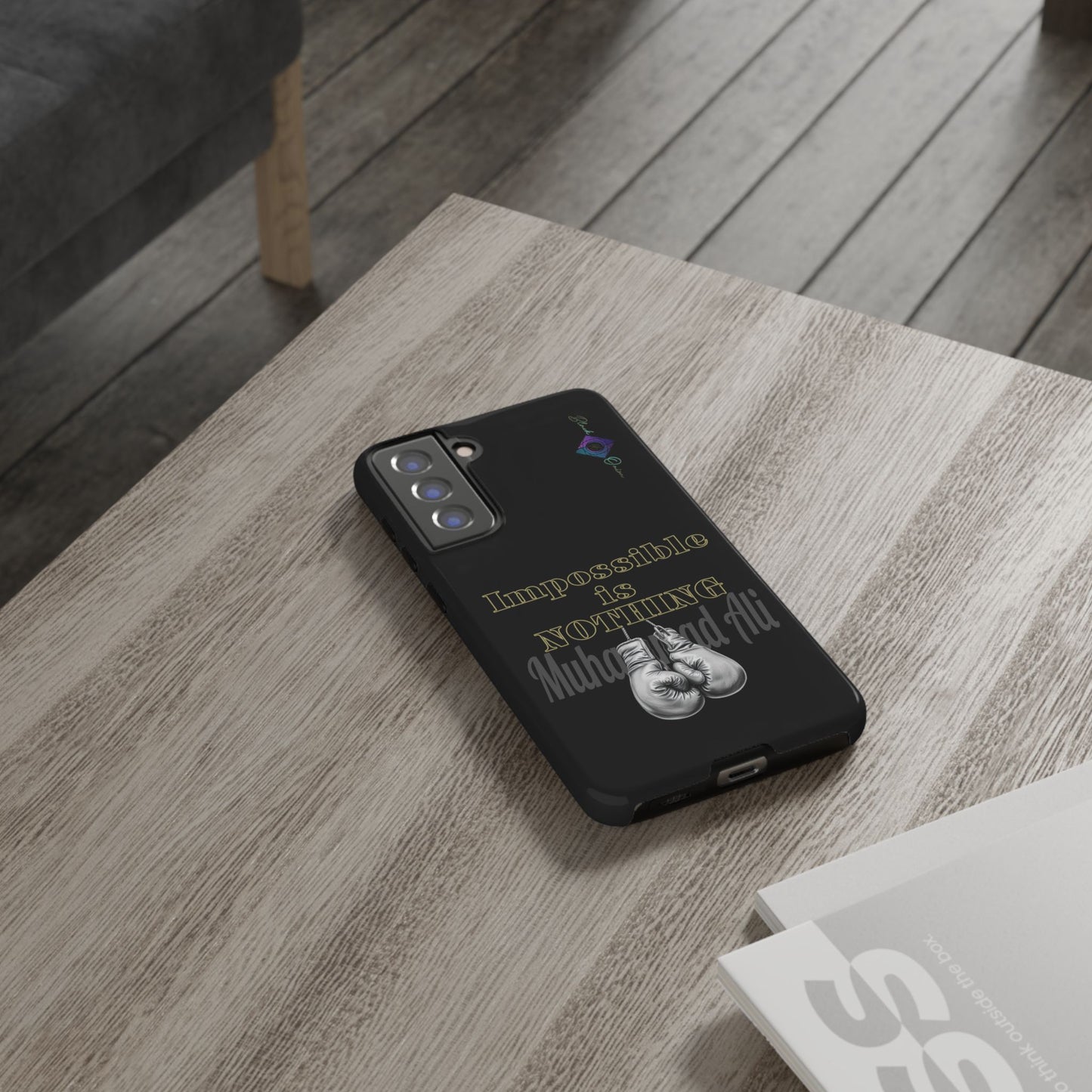 BlackOnion Brand New Phone Case - with Motivational Workout Motif ’Impossible ‘💪🔥🫵