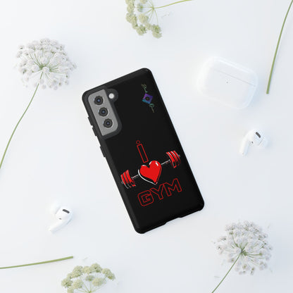 BlackOnion Brand New Phone Case - with Motivational Workout Motif’I Love Gym ‘💪🔥🫵