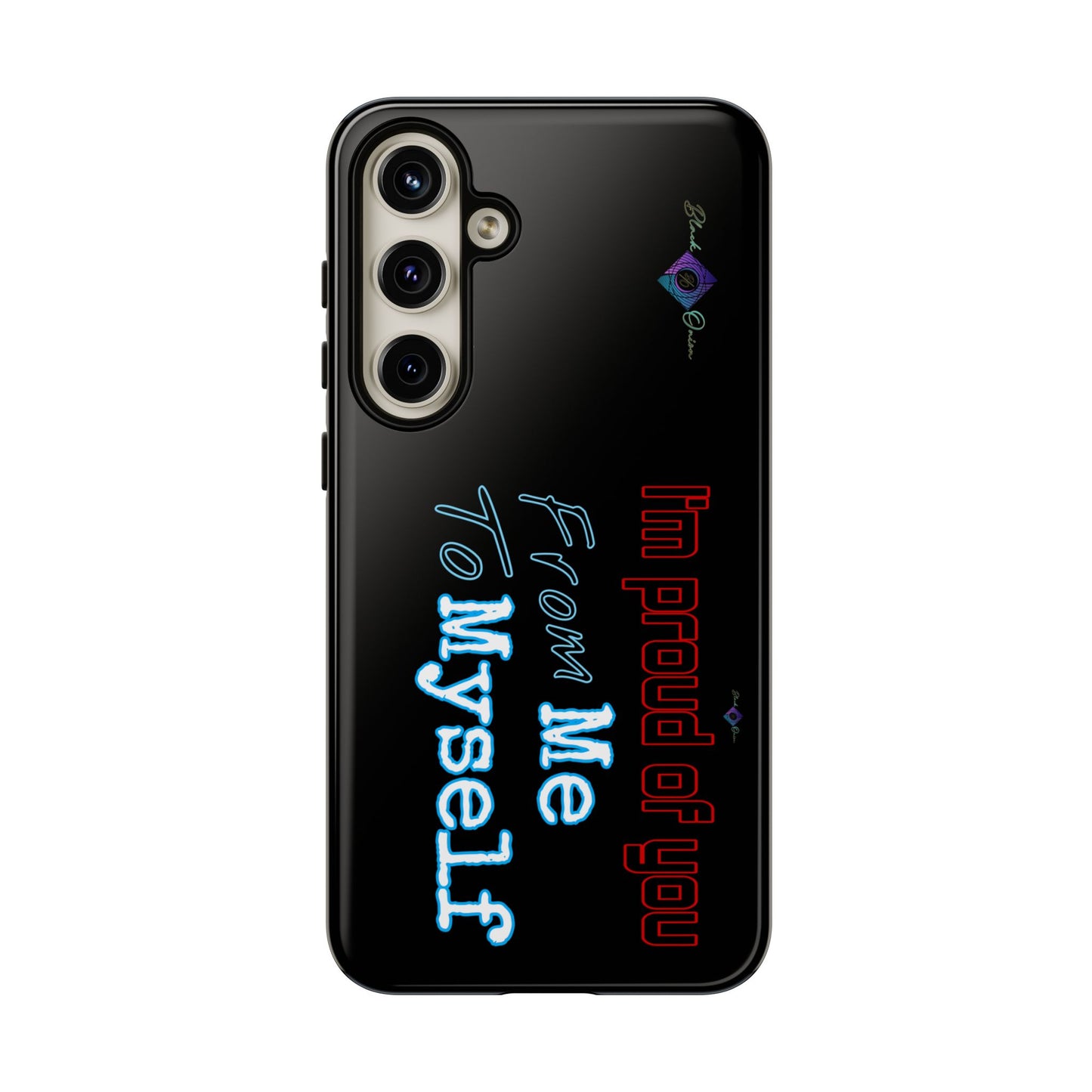 BlackOnion Brand New Phone Case - with Motivational Workout Motif’I’m proud of you ‘💪🔥🫵