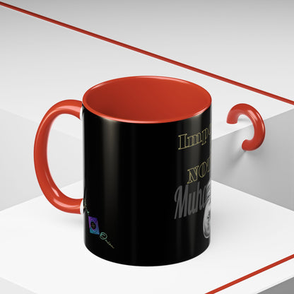 BlackOnion Coffee Mug 2 with Workout Motif ‘Impossible is NothingV2’🫵🔥💪