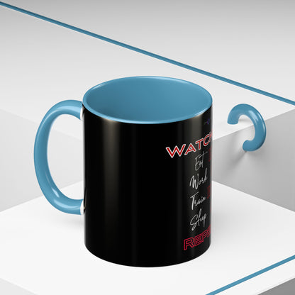 BlackOnion Coffee Mug - 11oz with ‘Watch Me’🔥💪🫵