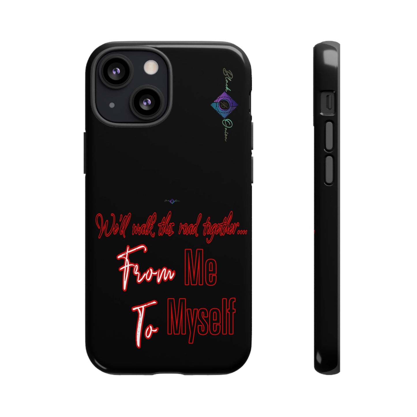 BlackOnion Brand New Phone Case - with Motivational Workout Motif’We’ll walk ‘💪🔥🫵
