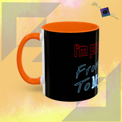 BlackOnion Coffee Mug - 11oz with workout motif ‘I’m proud of you’🔥💪🫵