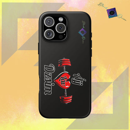 BlackOnion Brand New Phone Case - with Motivational Workout Motif’Ájj Láv Dzsim ‘💪🔥🫵