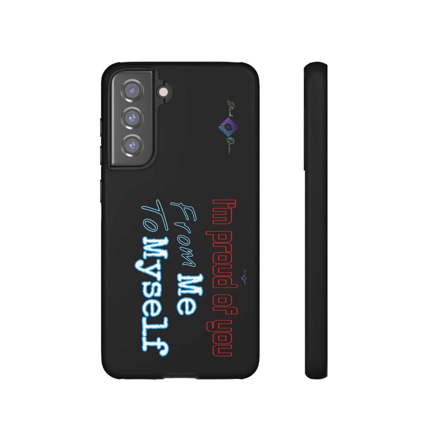 BlackOnion Brand New Phone Case - with Motivational Workout Motif’I’m proud of you ‘💪🔥🫵