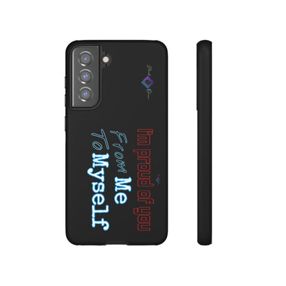 BlackOnion Brand New Phone Case - with Motivational Workout Motif’I’m proud of you ‘💪🔥🫵
