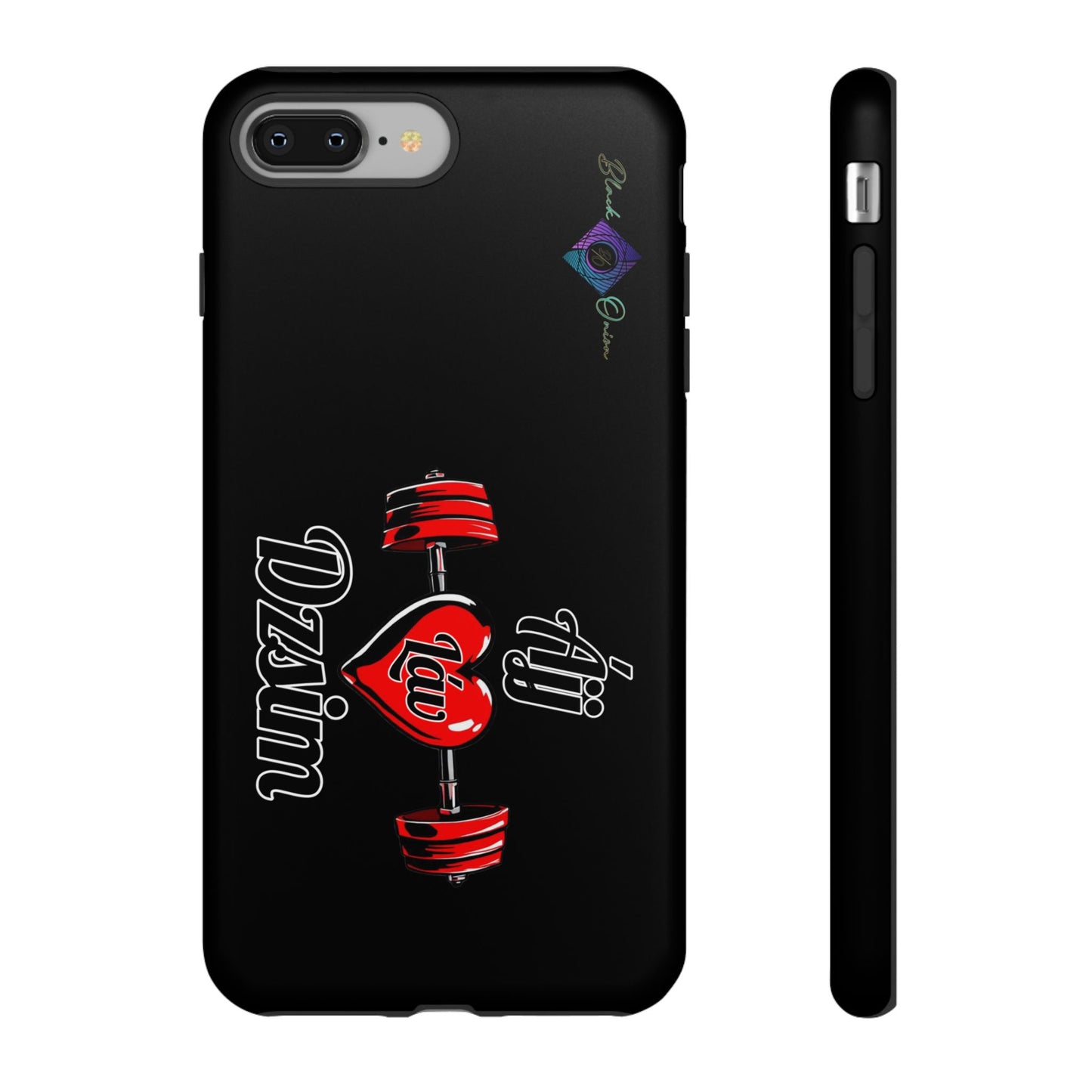 BlackOnion Brand New Phone Case - with Motivational Workout Motif’Ájj Láv Dzsim ‘💪🔥🫵