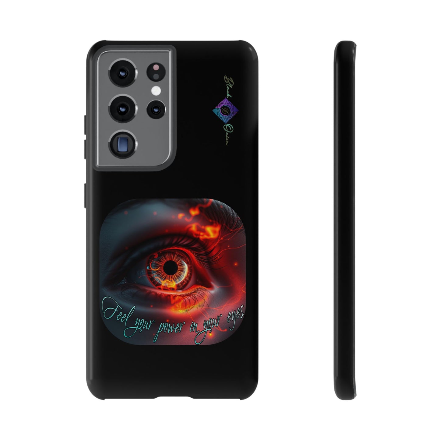BlackOnion Brand New Phone Case - with Motivational Workout Motif ’Feel your power  ‘💪🔥🫵