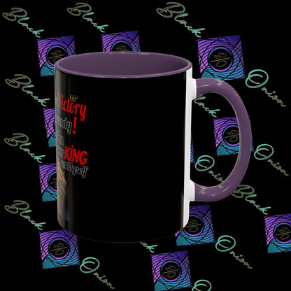 BlackOnion Coffee Mug 2 with Workout Motif ‘Victory V2’🫵🔥💪