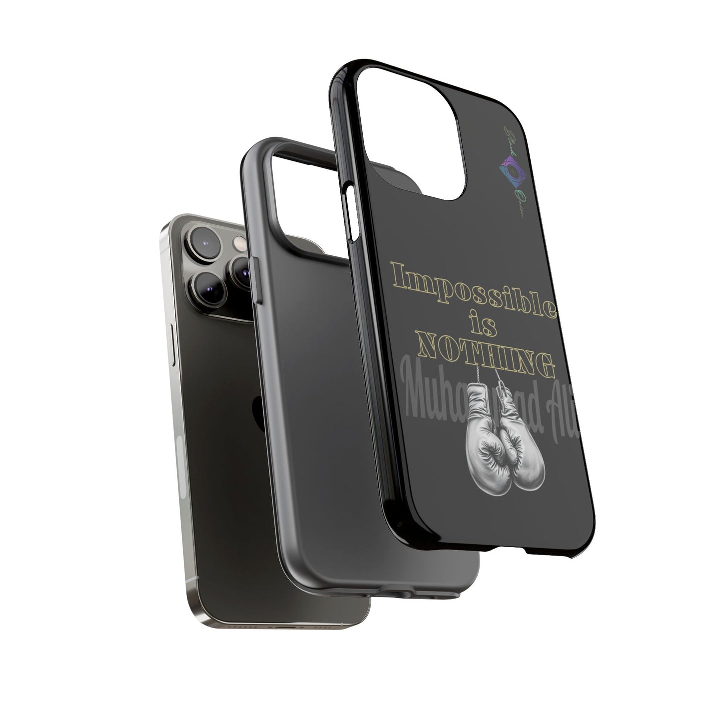 BlackOnion Brand New Phone Case - with Motivational Workout Motif ’Impossible ‘💪🔥🫵