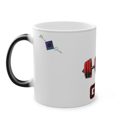 BlackOnion Color Changing Mug with Workout Motif ‘I Love Gym’ 💪🔥🫵