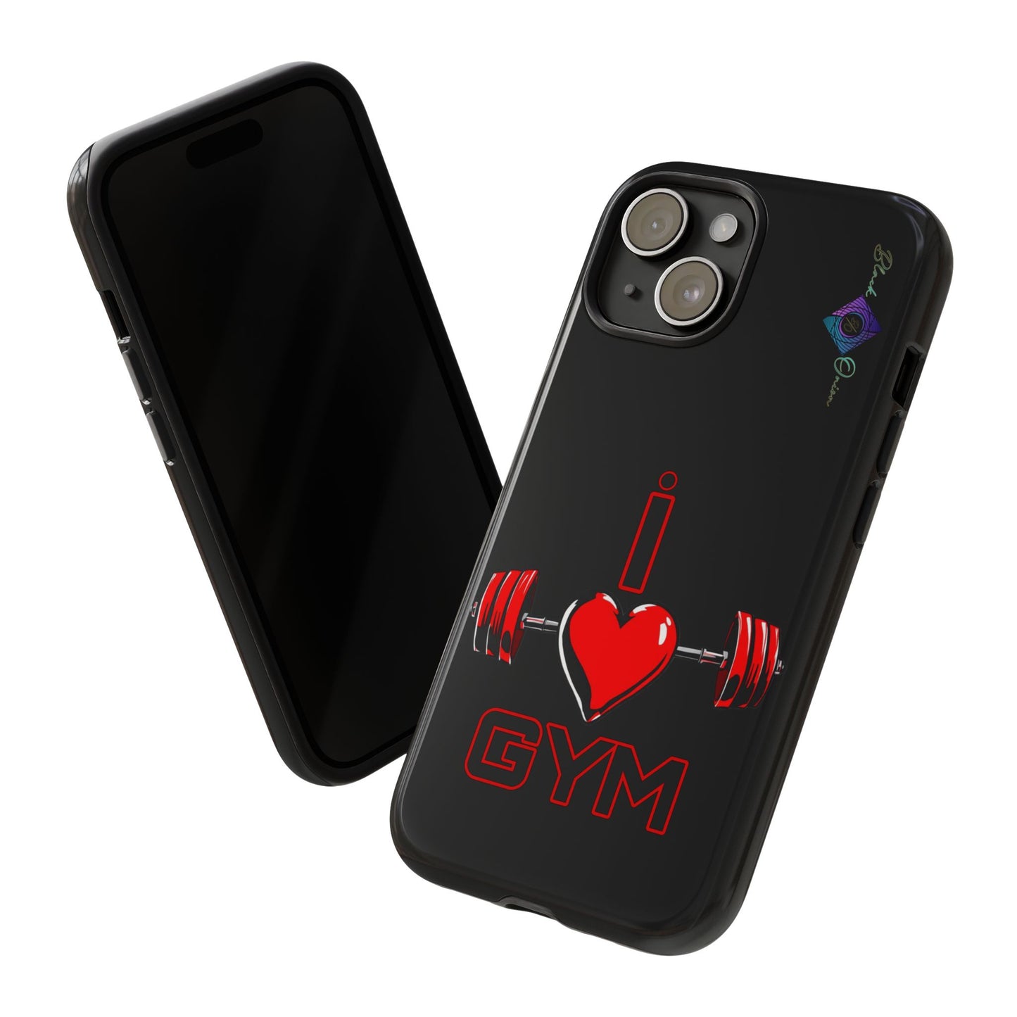 BlackOnion Brand New Phone Case - with Motivational Workout Motif’I Love Gym ‘💪🔥🫵