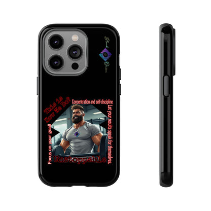BlackOnion Brand New Phone Case - with Motivational Workout Motif’Unstoppable ‘💪🔥🫵