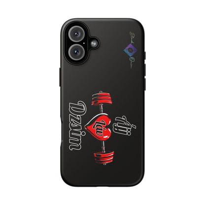 BlackOnion Brand New Phone Case - with Motivational Workout Motif’Ájj Láv Dzsim ‘💪🔥🫵