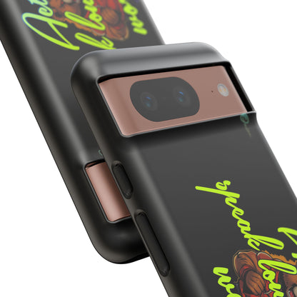 BlackOnion Brand New Phone Case - with Motivational Workout Motif ‘Actions speak lauder ‘💪🔥🫵