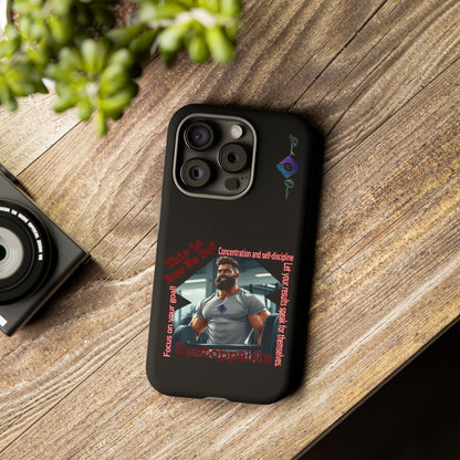 BlackOnion Brand New Phone Case - with Motivational Workout Motif’Unstoppable ‘💪🔥🫵