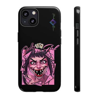 BlackOnion Brand New Phone Case - with Motivational Workout Motif’ Mad Girl💋🌸 ‘🔥🫵