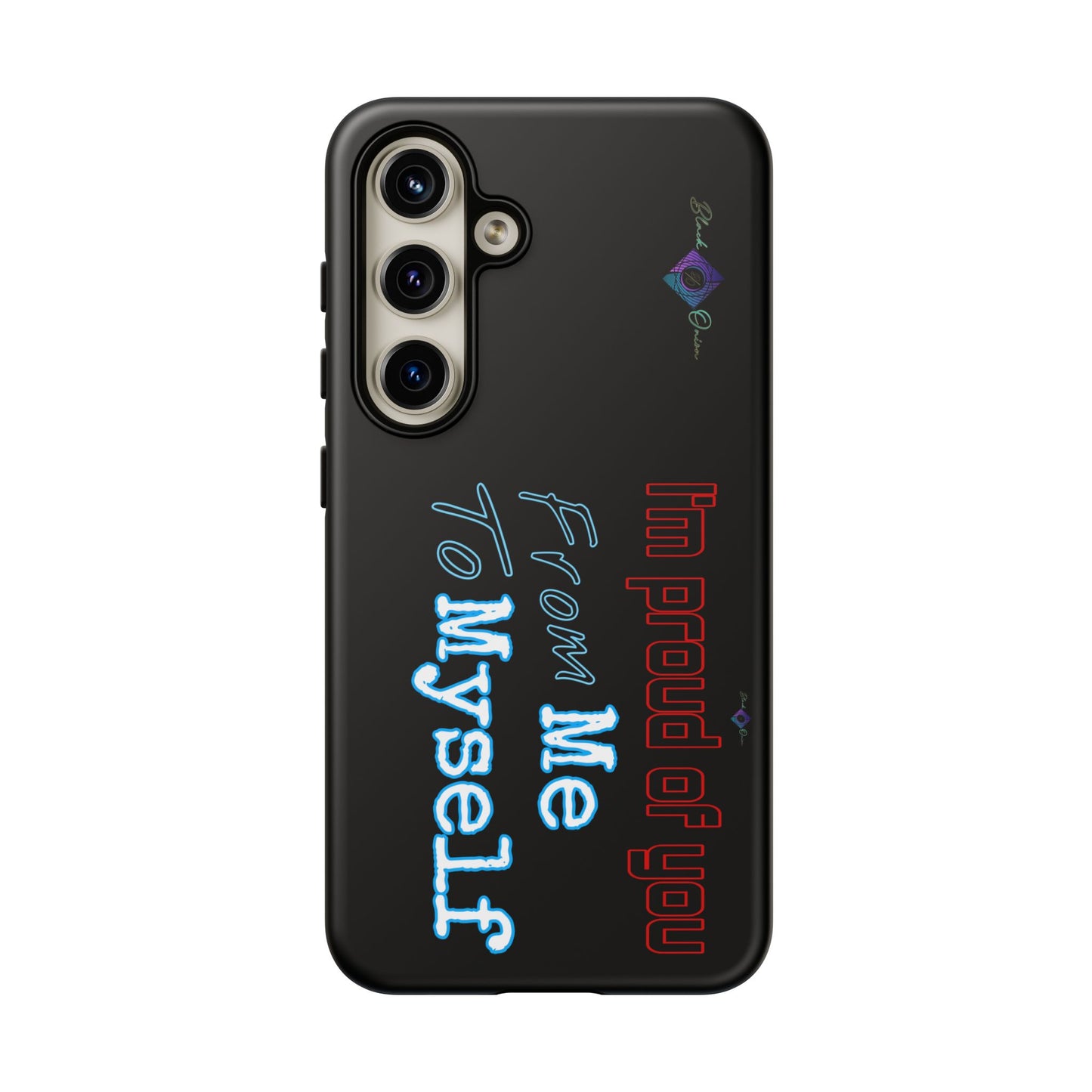 BlackOnion Brand New Phone Case - with Motivational Workout Motif’I’m proud of you ‘💪🔥🫵