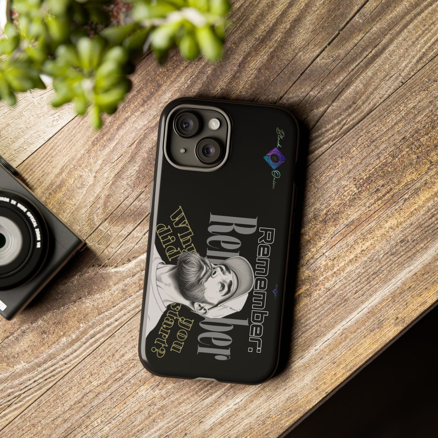 BlackOnion Brand New Phone Case - with Motivational Workout Motif’Remember ‘💪🔥🫵