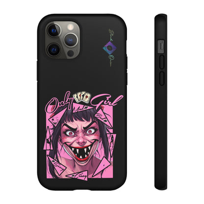 BlackOnion Brand New Phone Case - with Motivational Workout Motif’ Mad Girl💋🌸 ‘🔥🫵